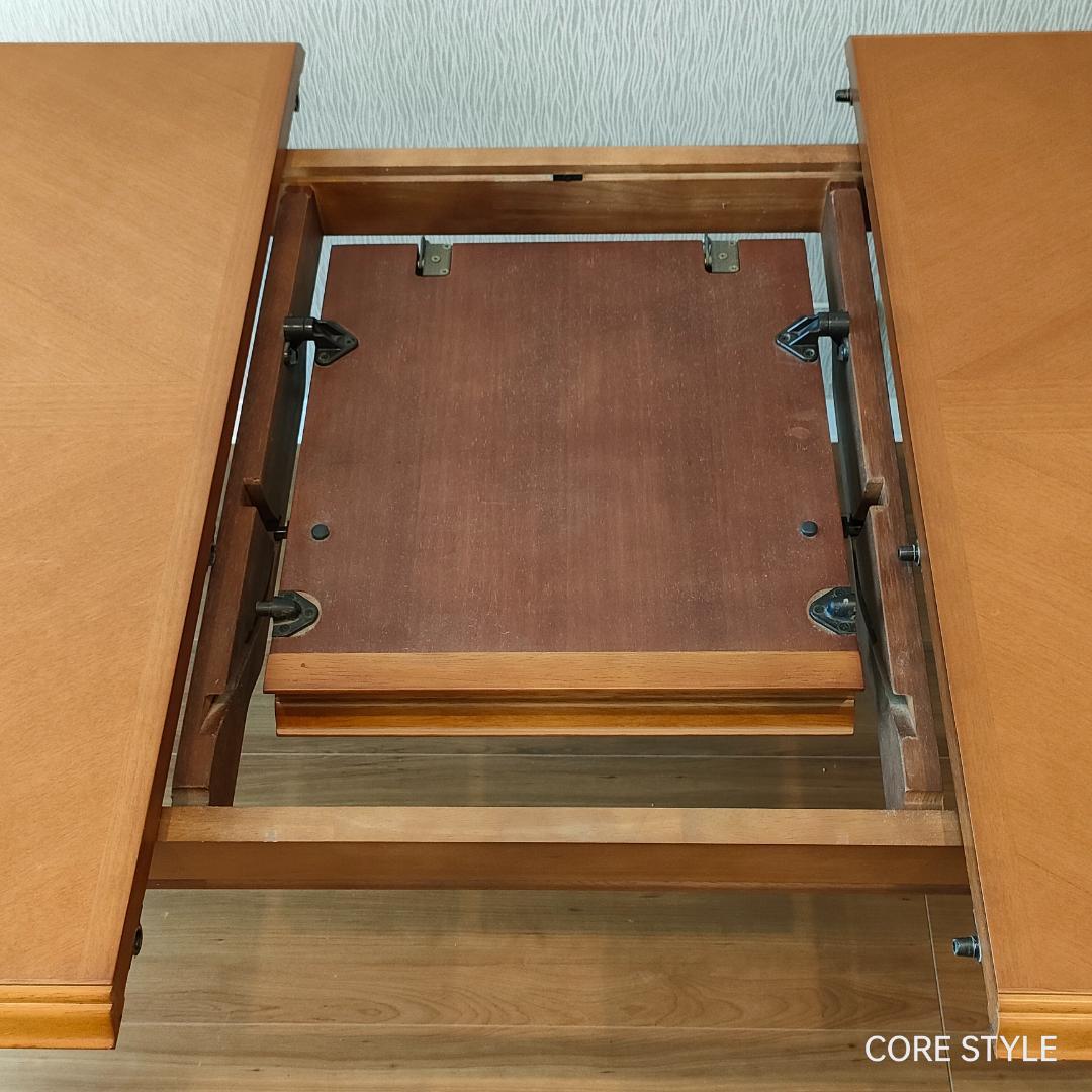 マルニ木工　マキシマム　ダイニングテーブル　伸長式　猫脚