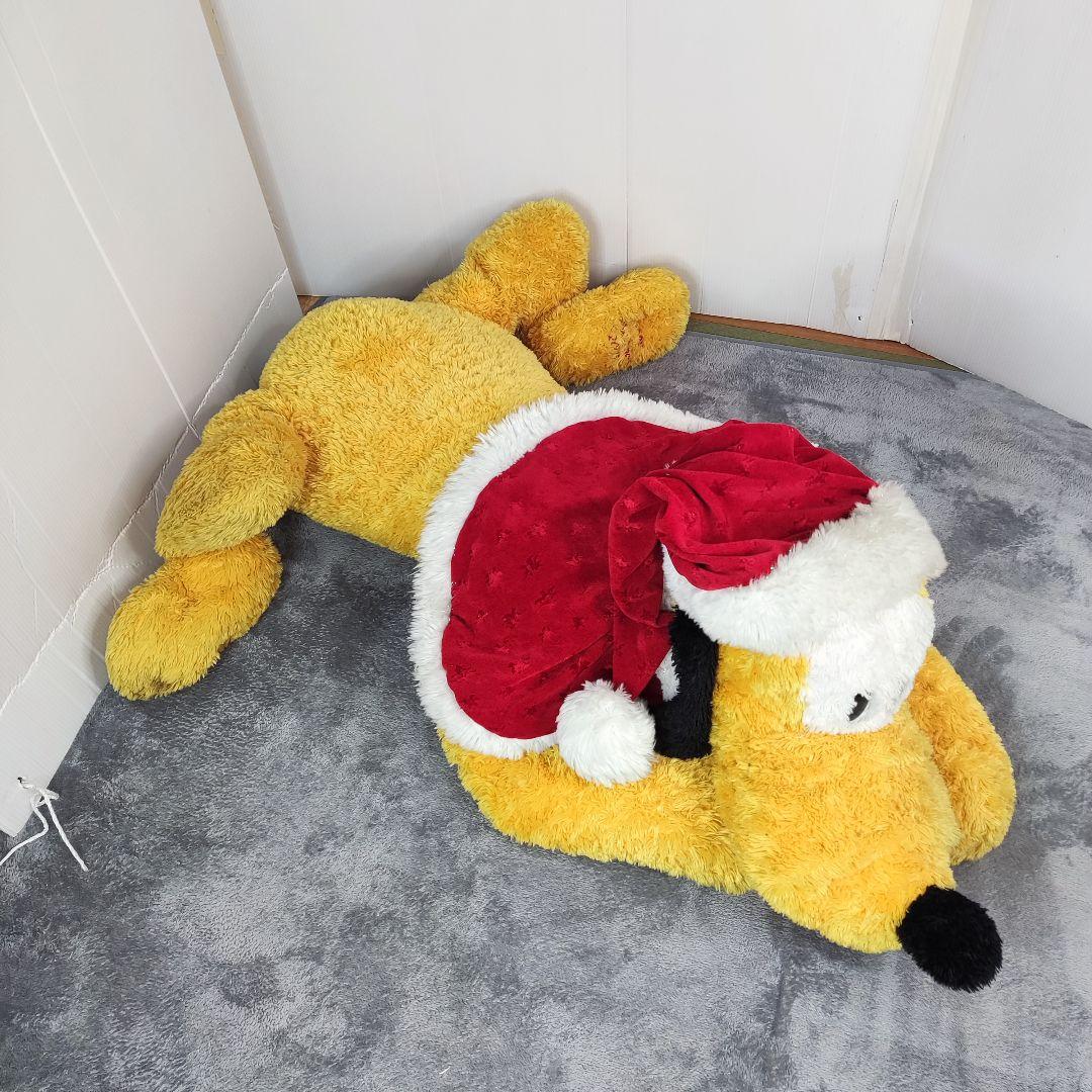激レア! ディズニー プルート BIG ぬいぐるみ クリスマス サンタ　2005