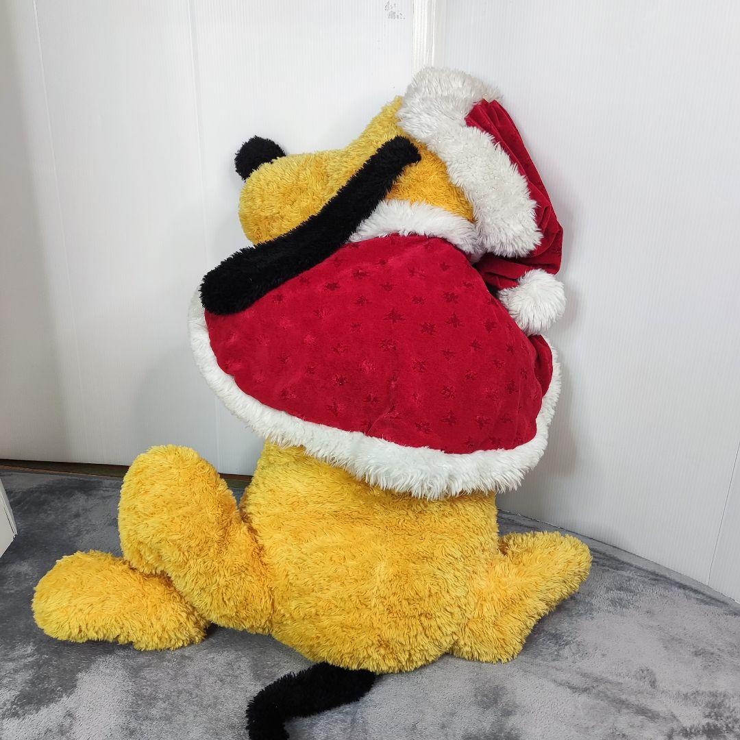 激レア! ディズニー プルート BIG ぬいぐるみ クリスマス サンタ　2005