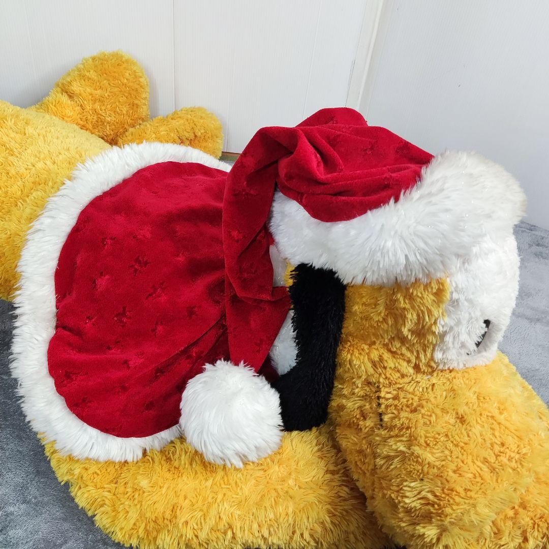 激レア! ディズニー プルート BIG ぬいぐるみ クリスマス サンタ　2005
