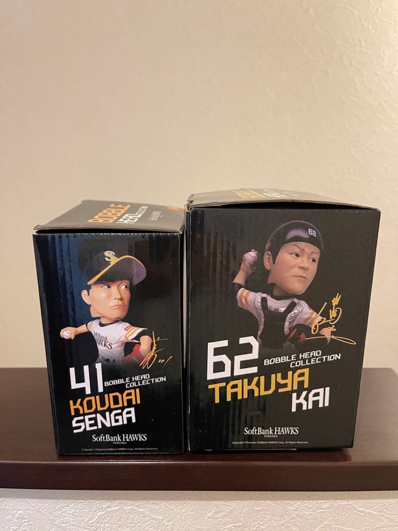 【美品　超貴重】千賀滉大　甲斐拓也　ボブルヘッド　2個セット