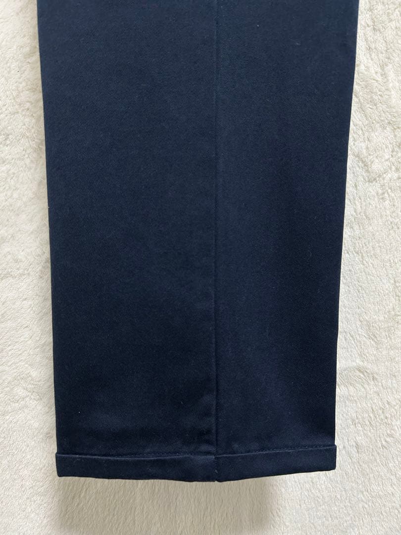 【美品】PT01 メンズ チノパン 32inc. L 82 ネイビー 製品洗い