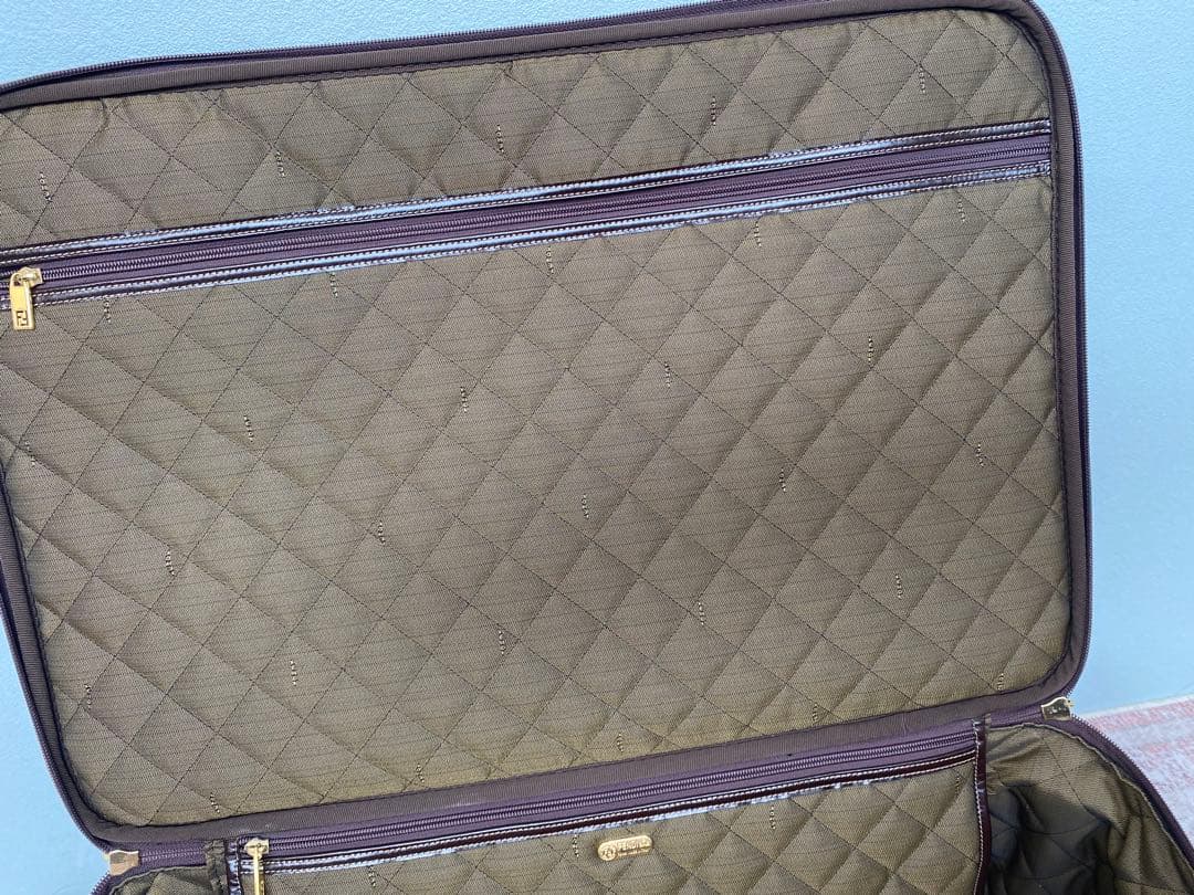 希少 FENDI フェンディ ヴィンテージレザー キャリーバッグ スーツケース