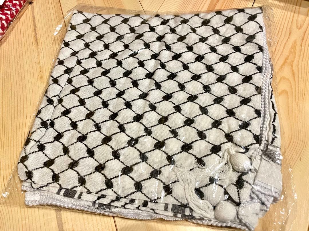 Kufiya クフィーヤ パレスチナ製 遊牧民 アラブ