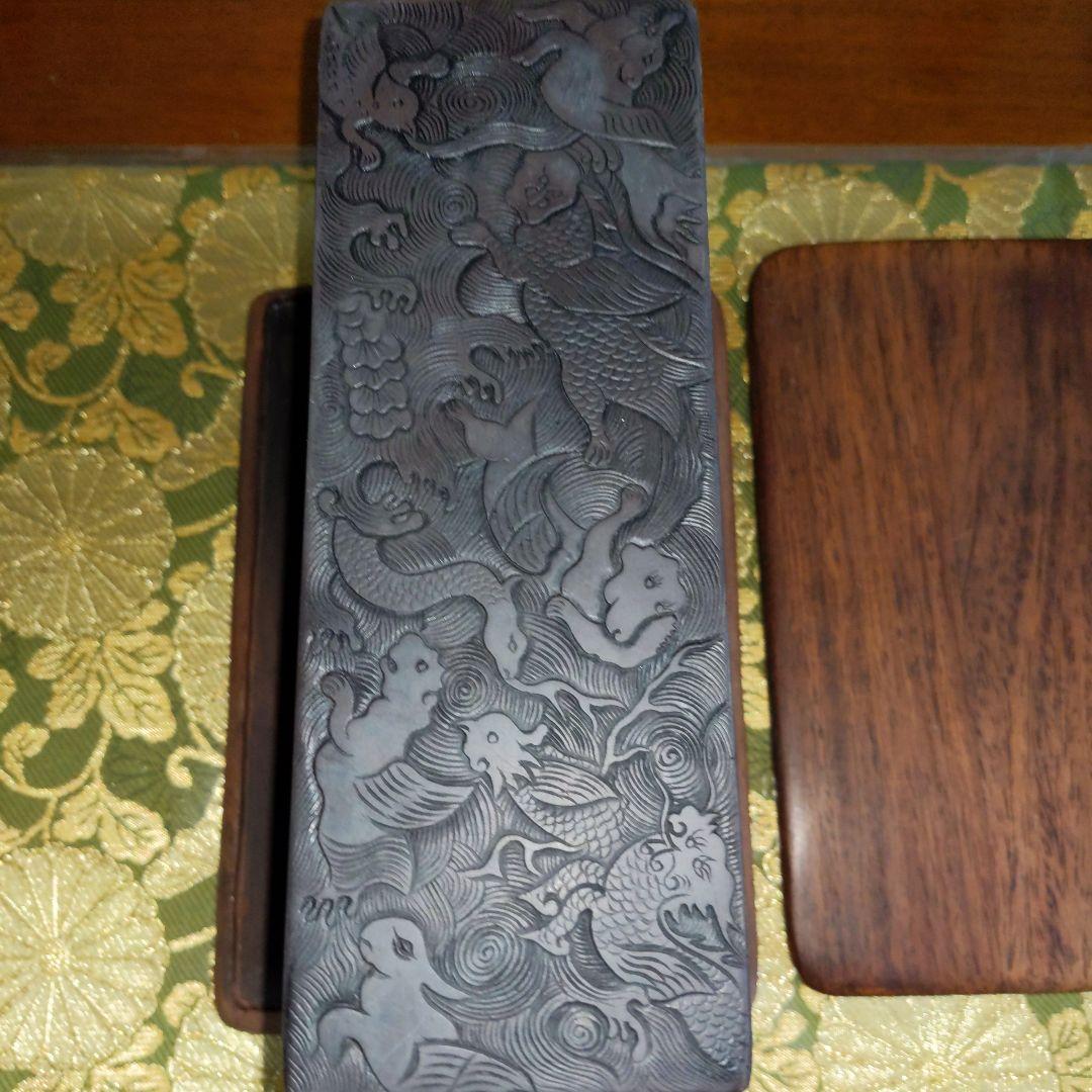 【特別価格】中国　彫刻端渓硯