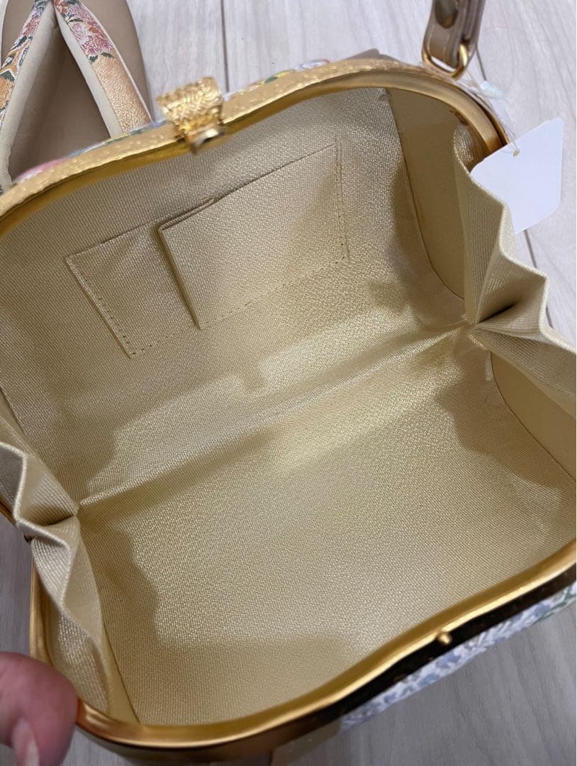 和装用バッグと草履セット ゴールド
