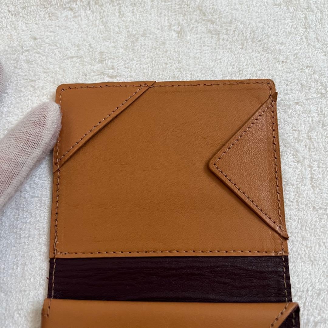 希少　abrAsus よつばと！　ダンボー　三つ折り財布　レザー