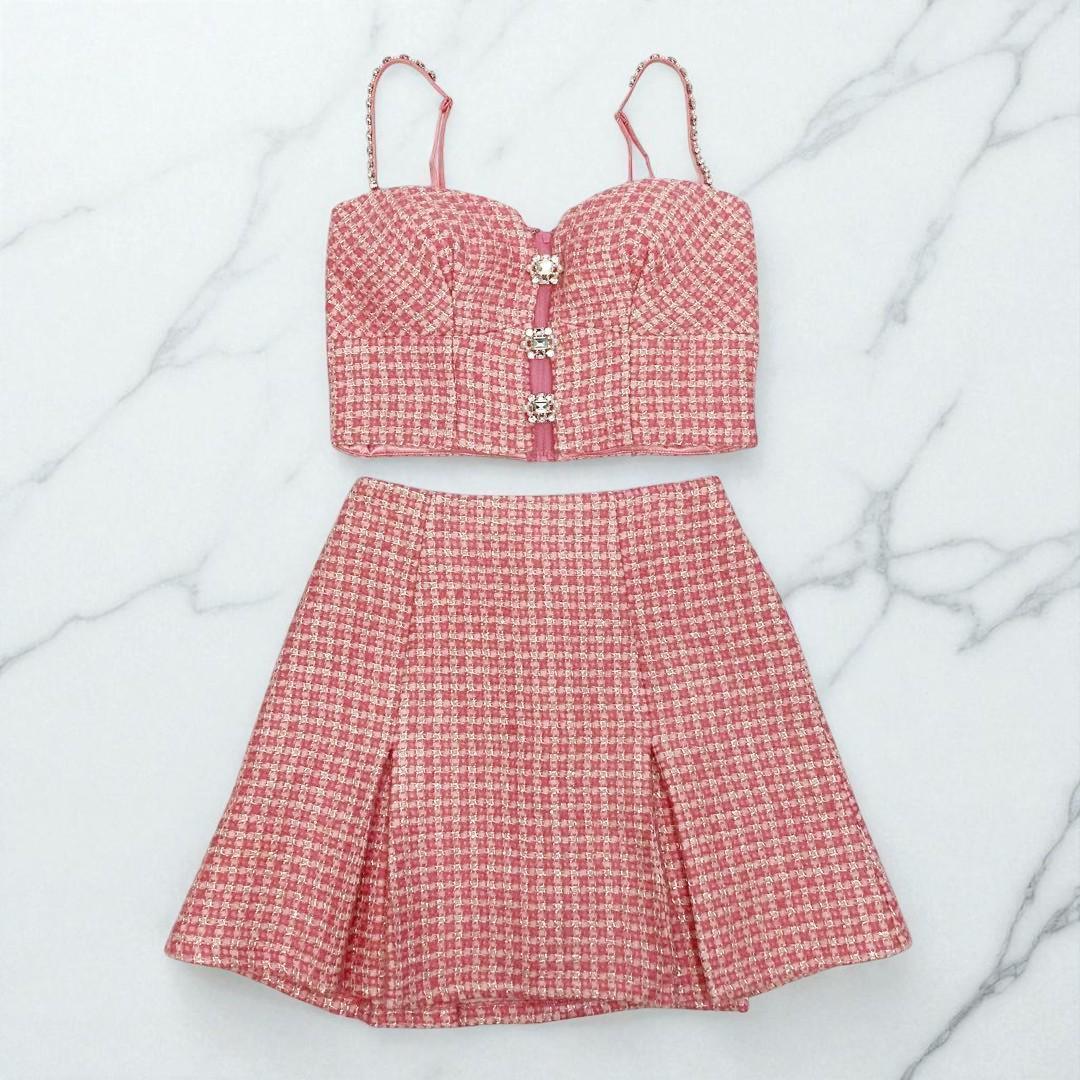 [ローブドフルール]fm3561 キャバドレス ピンク M