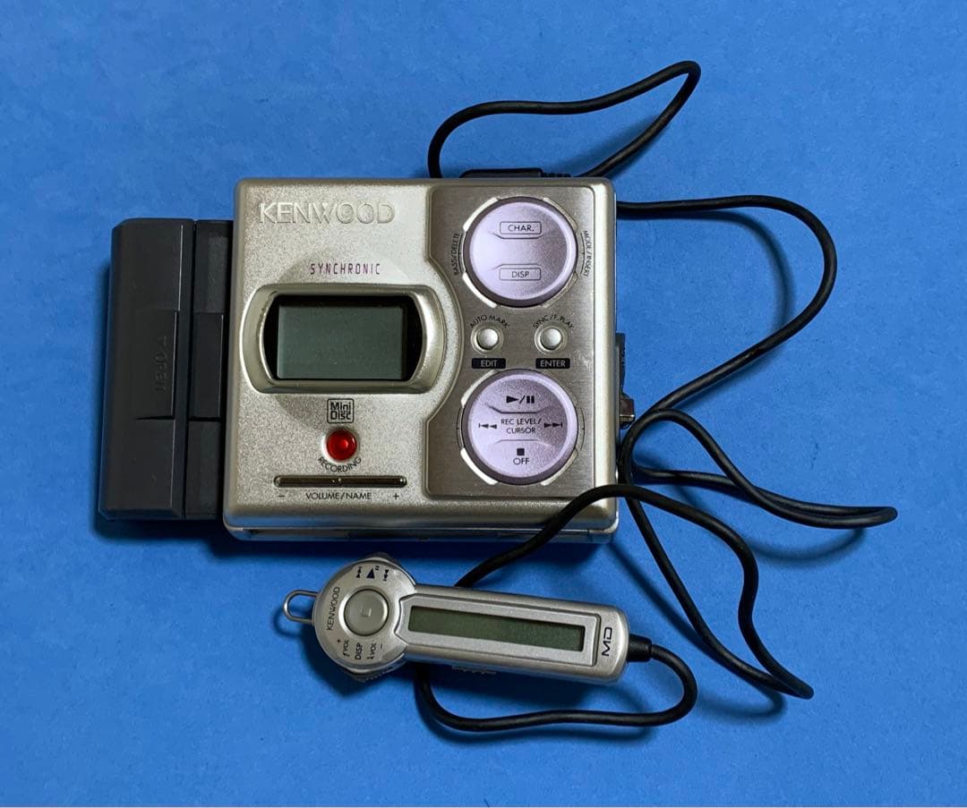 Kenwood MDウォークマン MDプレーヤー DMC-K7R 動作確認済み