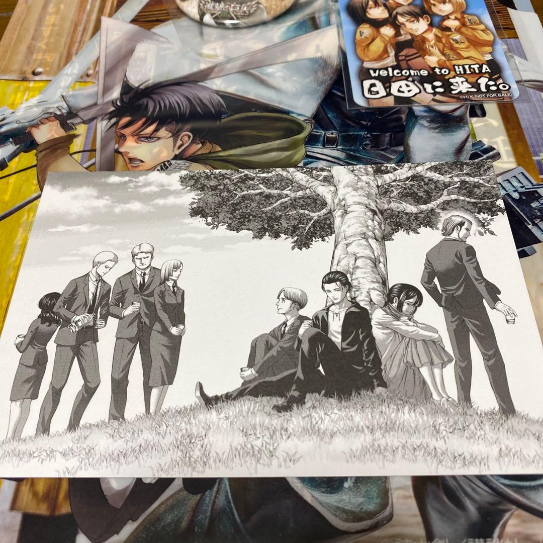 進撃の巨人・進撃の日田・リヴァイ兵士長クリアファイル聖地特別限定品セット
