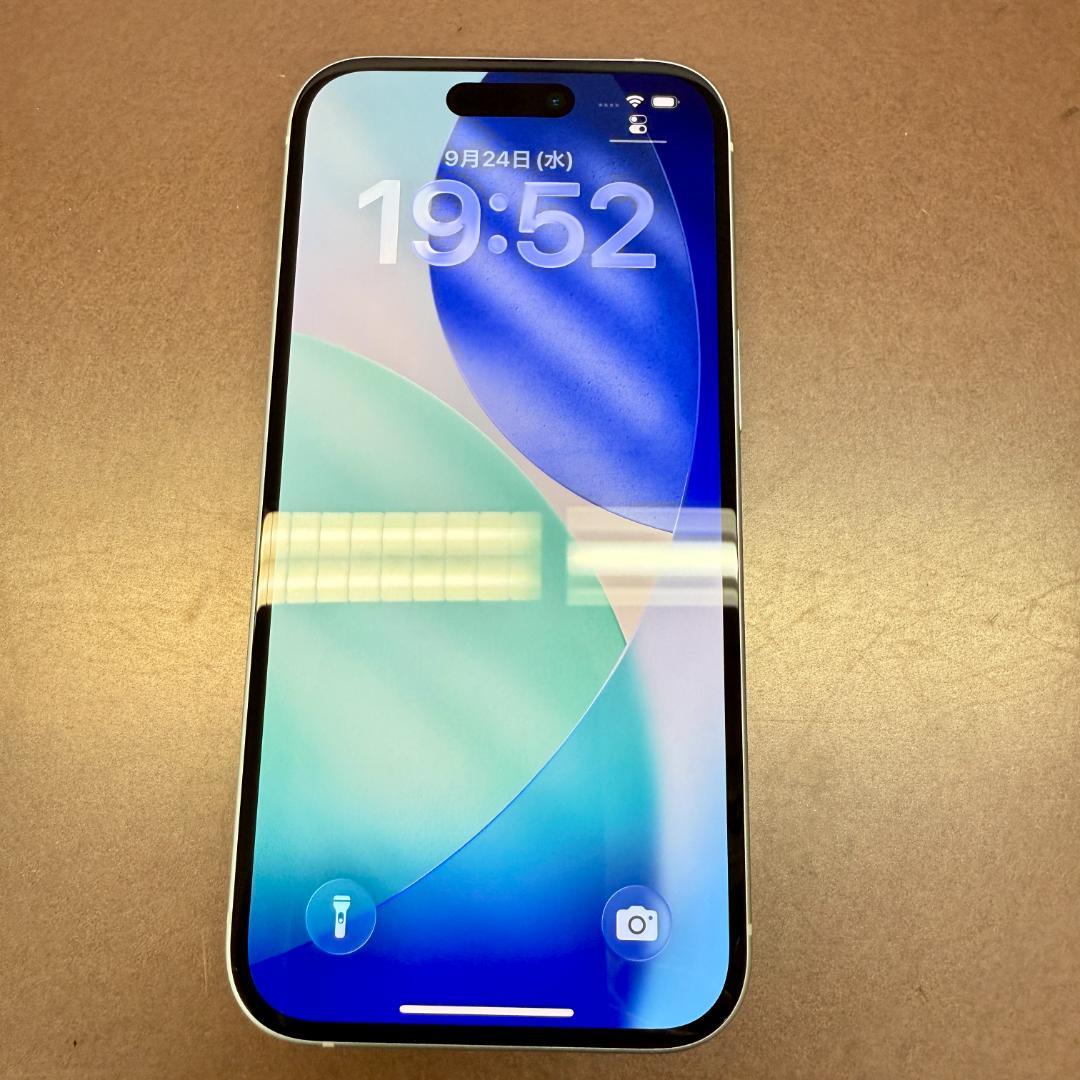 電池容量１００％【美品】iPhone15 128GB SIMフリー ブルー