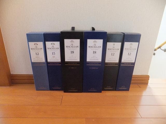 ザ・マッカラン18年／15年／12年　飲み比べ7本セット箱付　新品／未開封