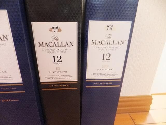 ザ・マッカラン18年／15年／12年　飲み比べ7本セット箱付　新品／未開封