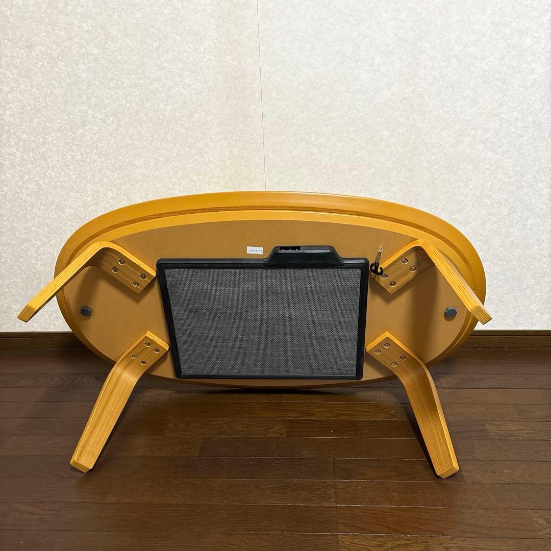 【美品】無印良品 MUJI 楕円 こたつ タモ材 MJ-KDFS1100/N