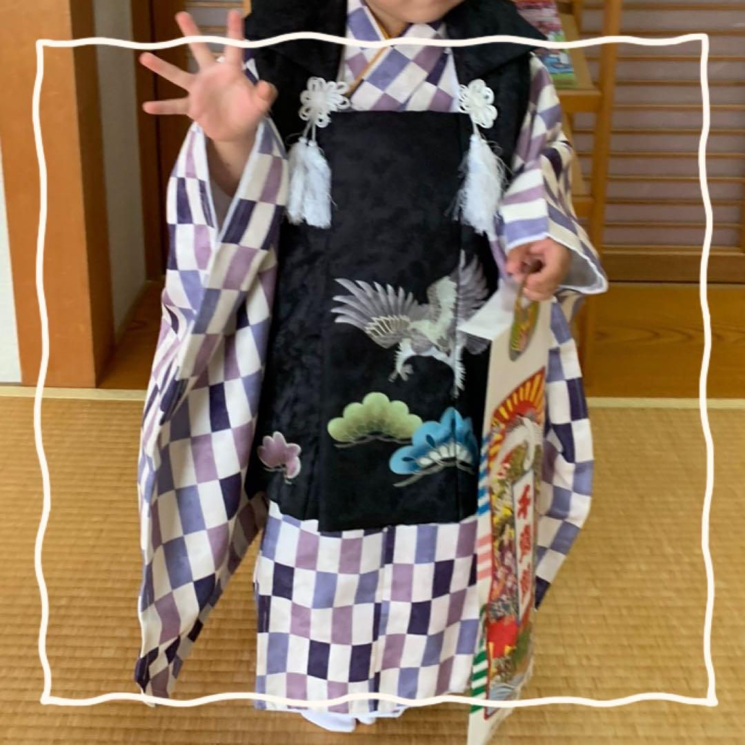 8点セット 七五三 男の子 着物 3歳