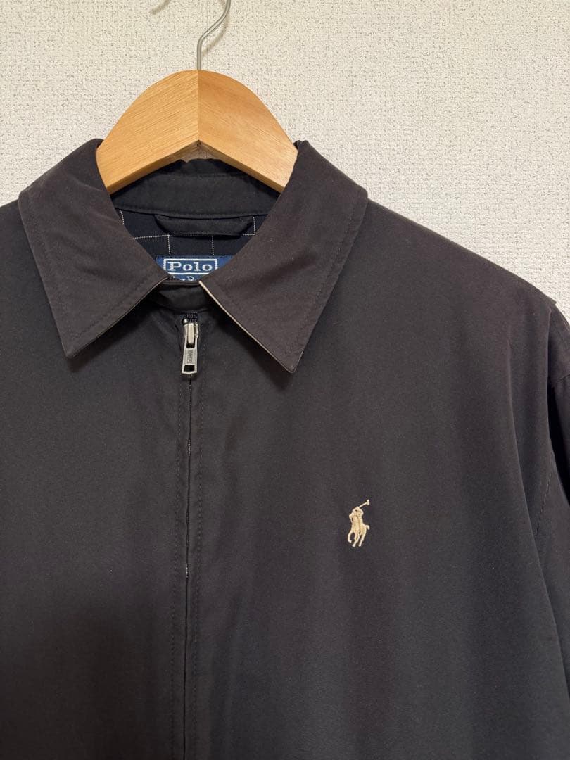 【美品/希少サイズ】ラルフローレン　スウィングトップ　ブラック