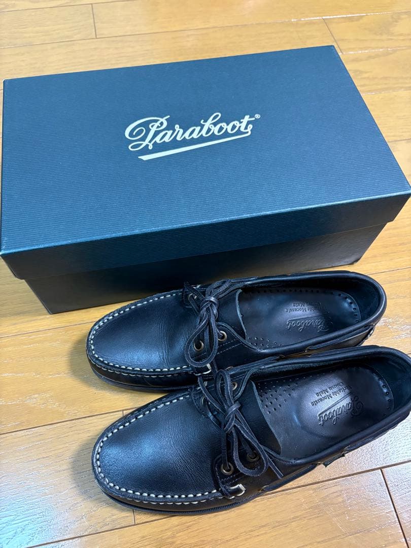 靴 Paraboot BARTH / NOIR UK6.0