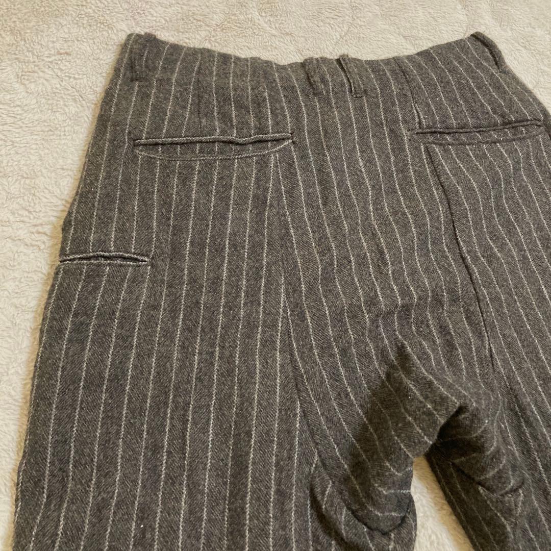 希少　KLASICA-ストライプウールパンツ