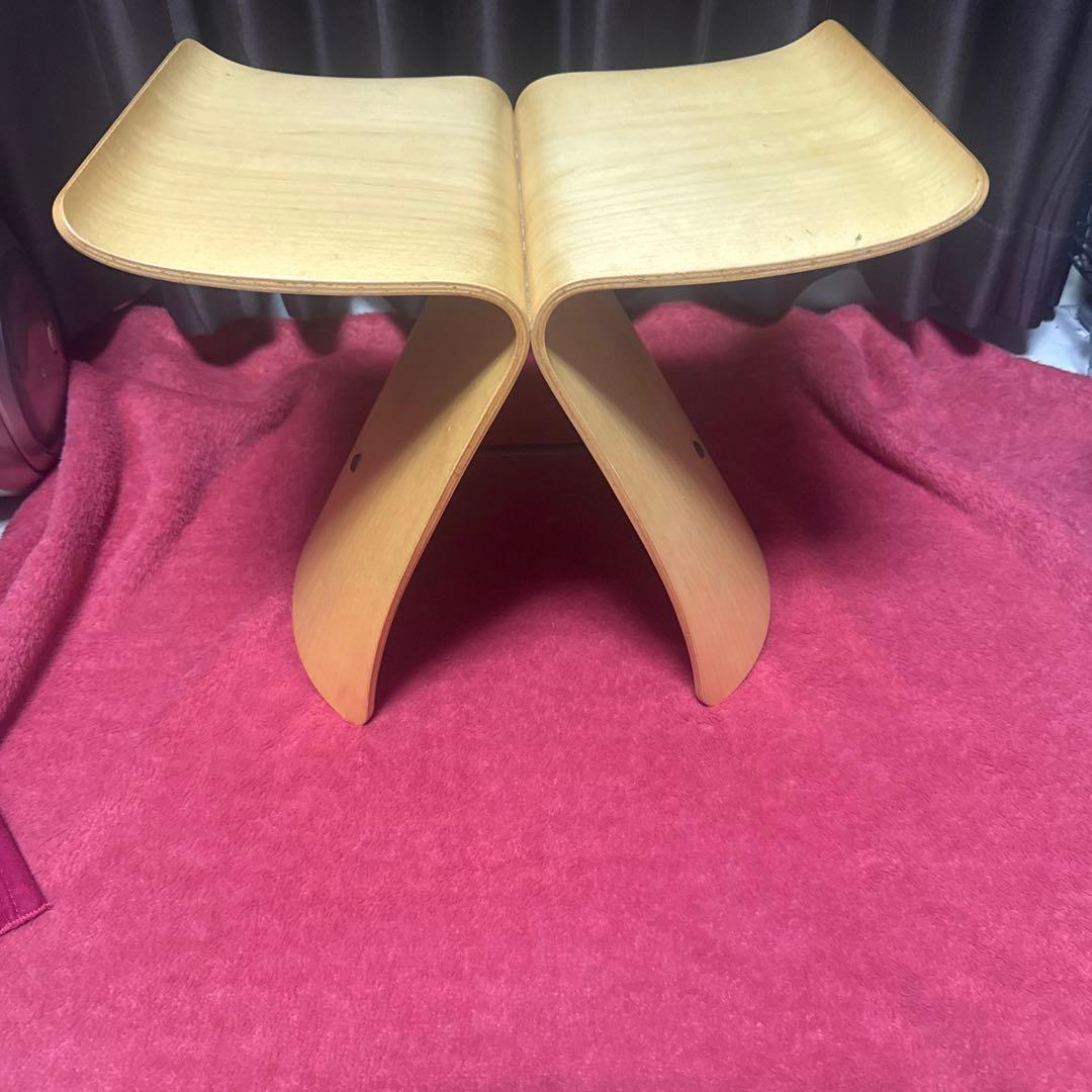 柳宗理　バタフライスツール　天童木工　椅子　チェア