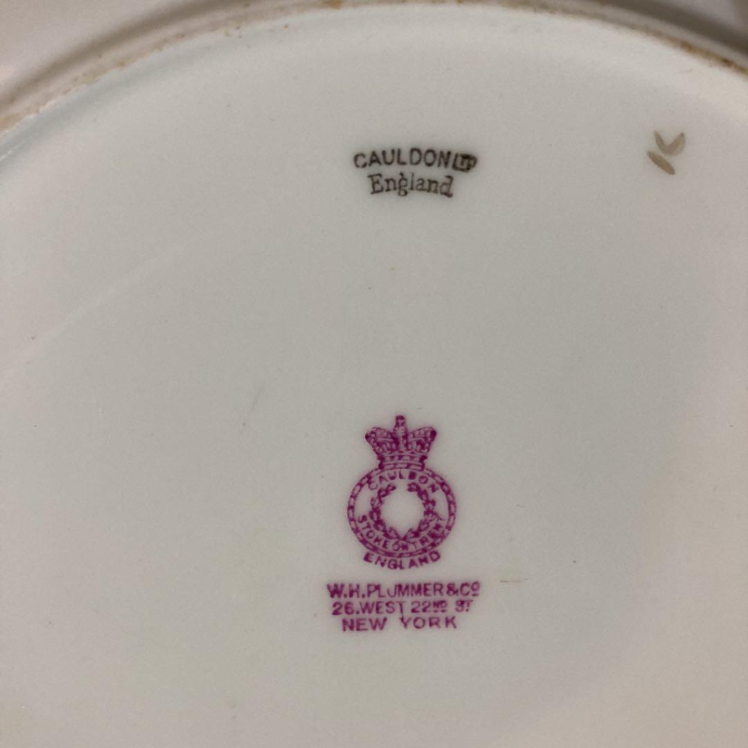 イギリス　コウルドン　イングランドのバラのお皿