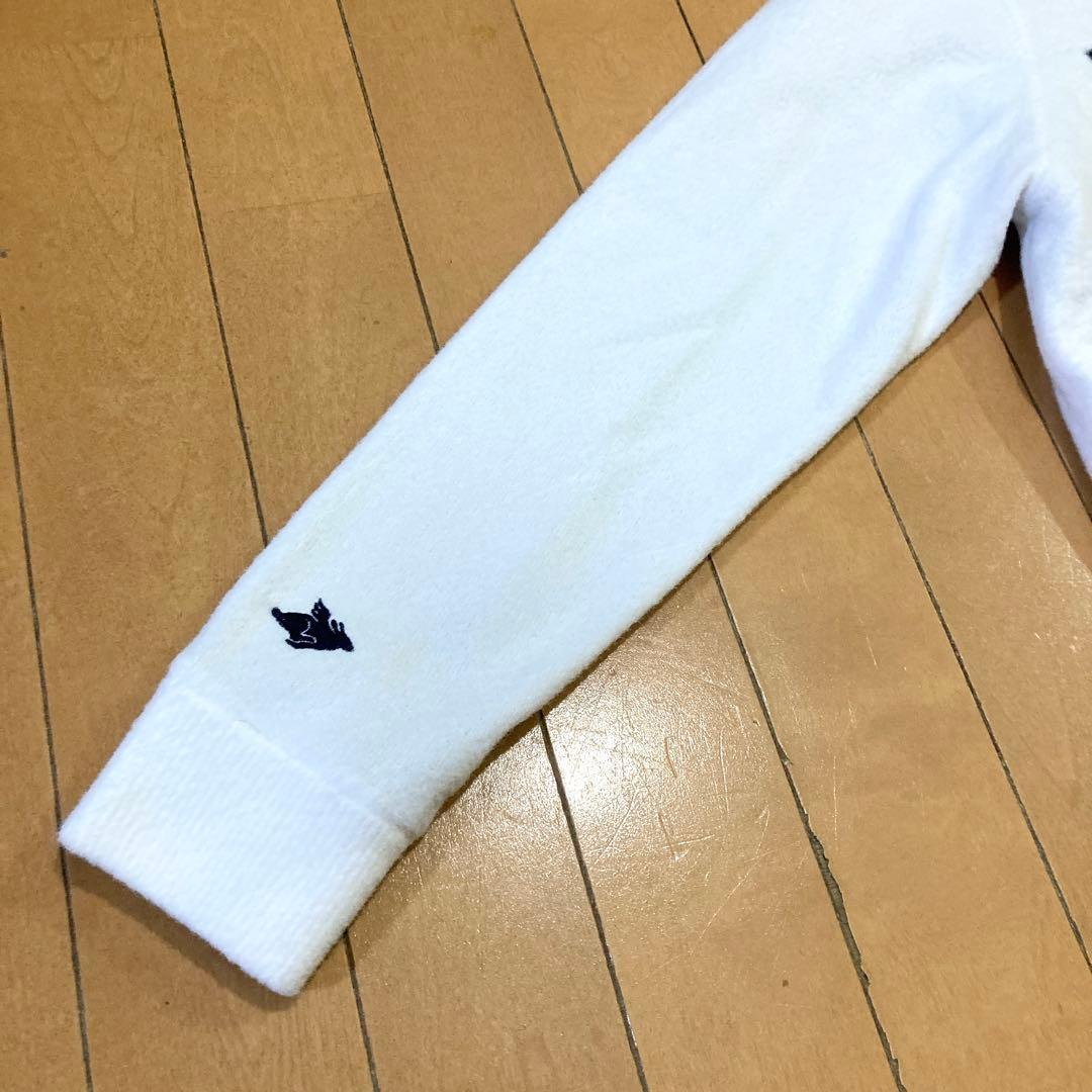 【良品】PEARLYGATES 裏付きクルーネックニットプルオーバー 防風防寒