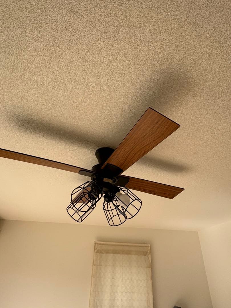 LED対応ヴィンテージシーリングファンライトリモコン付き