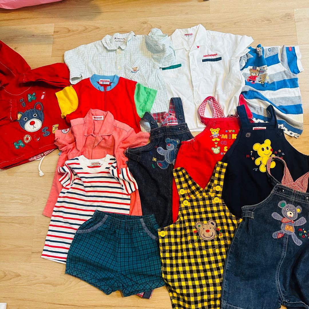 ファミリアミキハウス　セット7点　80cm