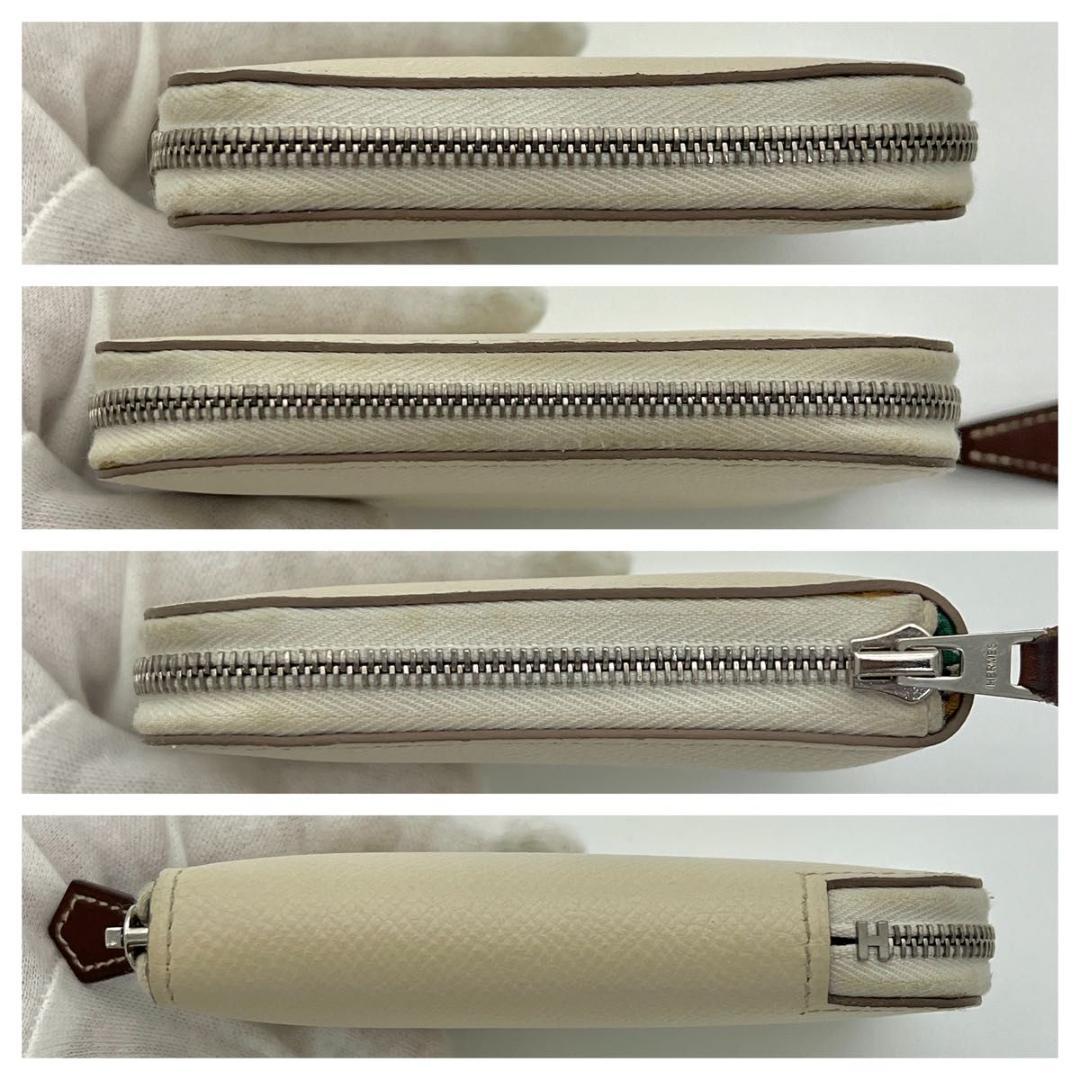 【希少・王者の虎】エルメス アザップ シルクイン コンパクト Z刻印 折り財布