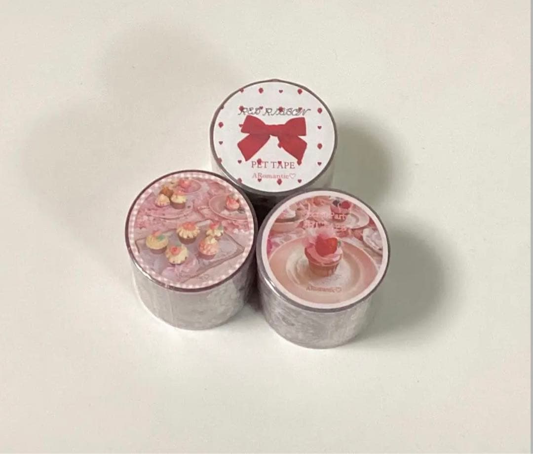 uU　ARomantic 　新作　PETテープ　３点