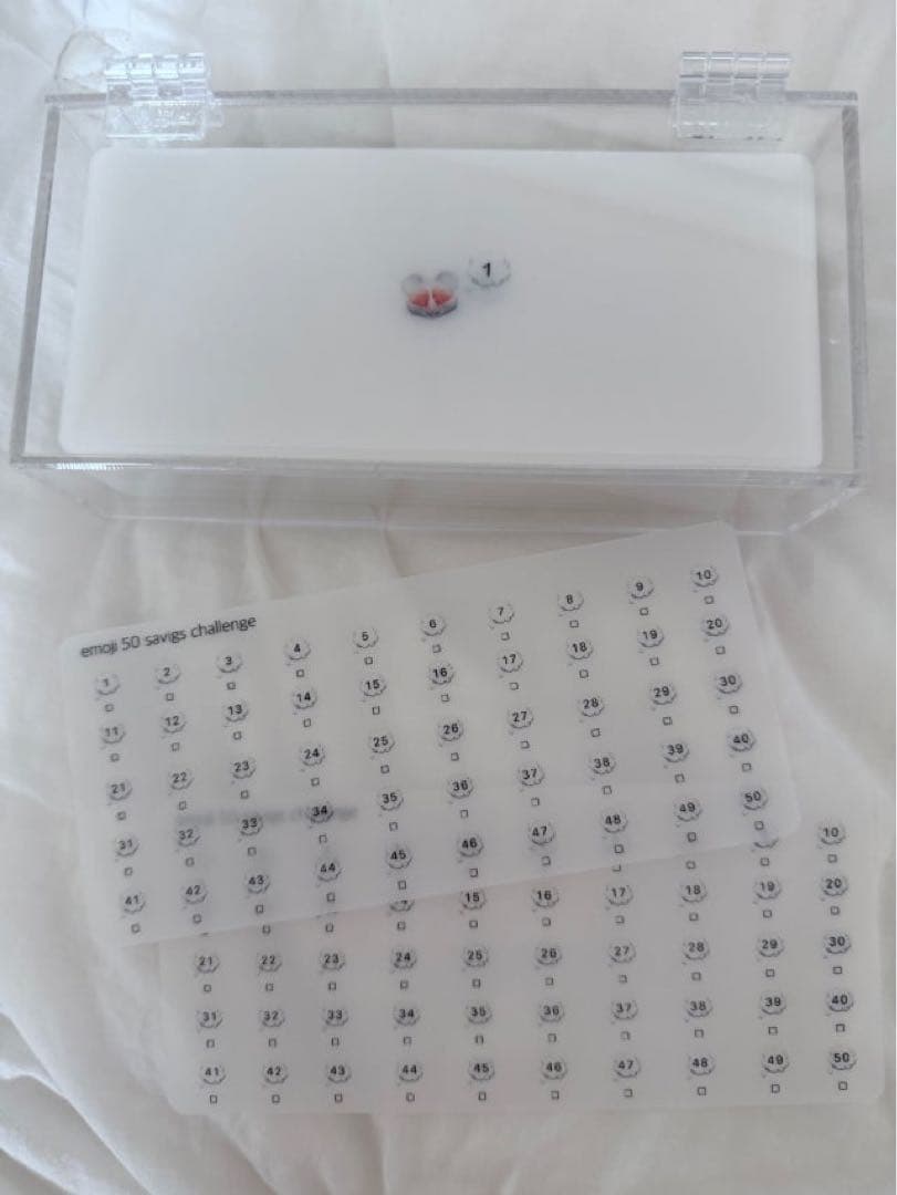 1点のみ！韓国 絵文字/50ボックス 現金 貯金