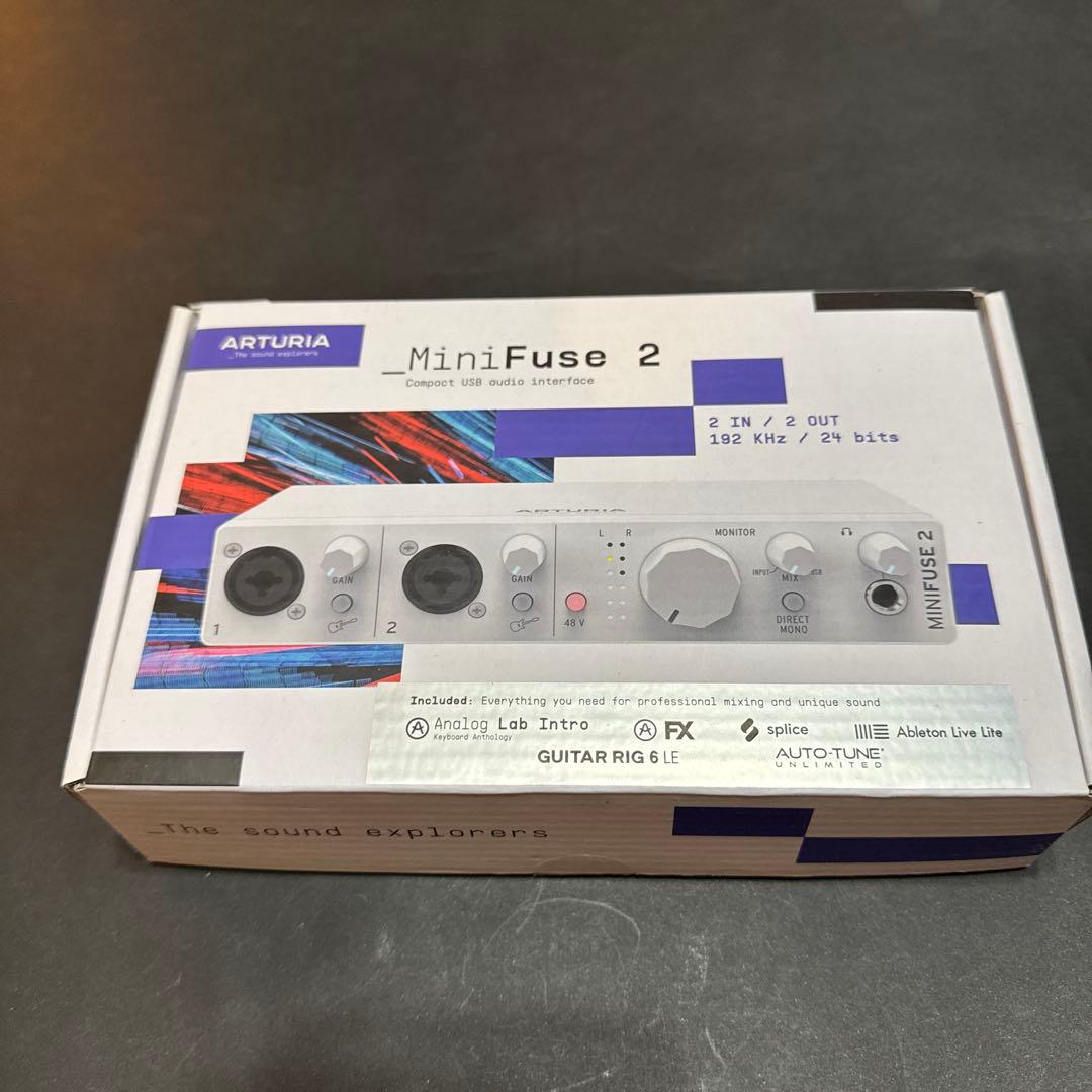 Arturia MiniFuse 2 オーディオインターフェイス ホワイト