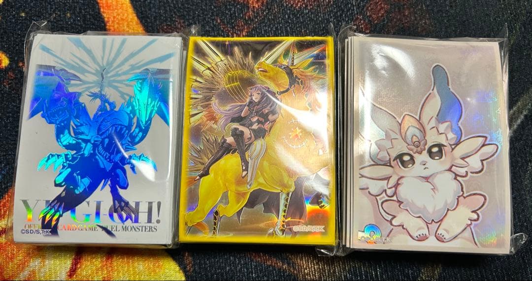 遊戯王OCG　スリーブ　束ねられし力等　新品未開封　ニューロン限定品3個セット