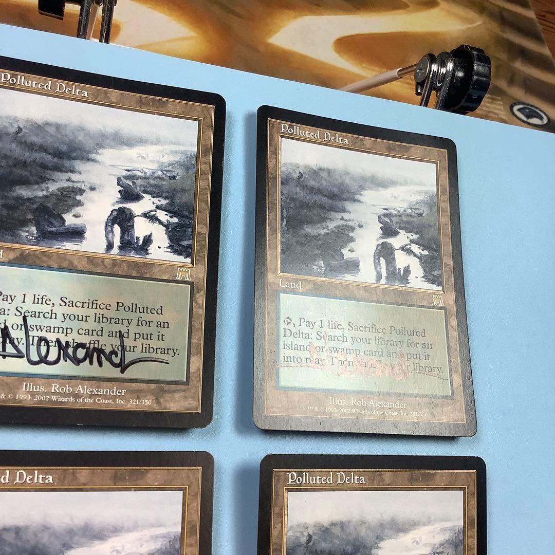 汚染された三角州/Polluted Delta ONS英語4枚セット　サインド