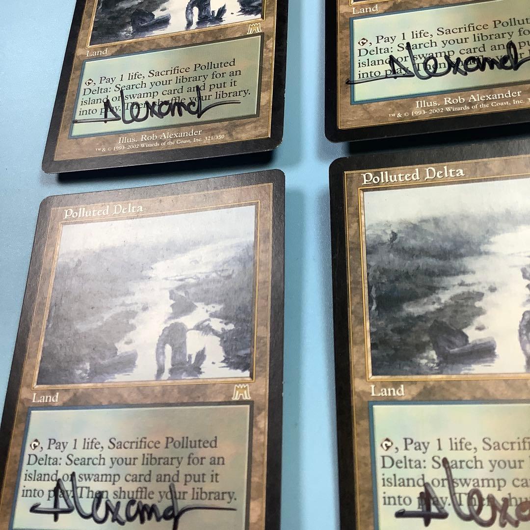 汚染された三角州/Polluted Delta ONS英語4枚セット　サインド