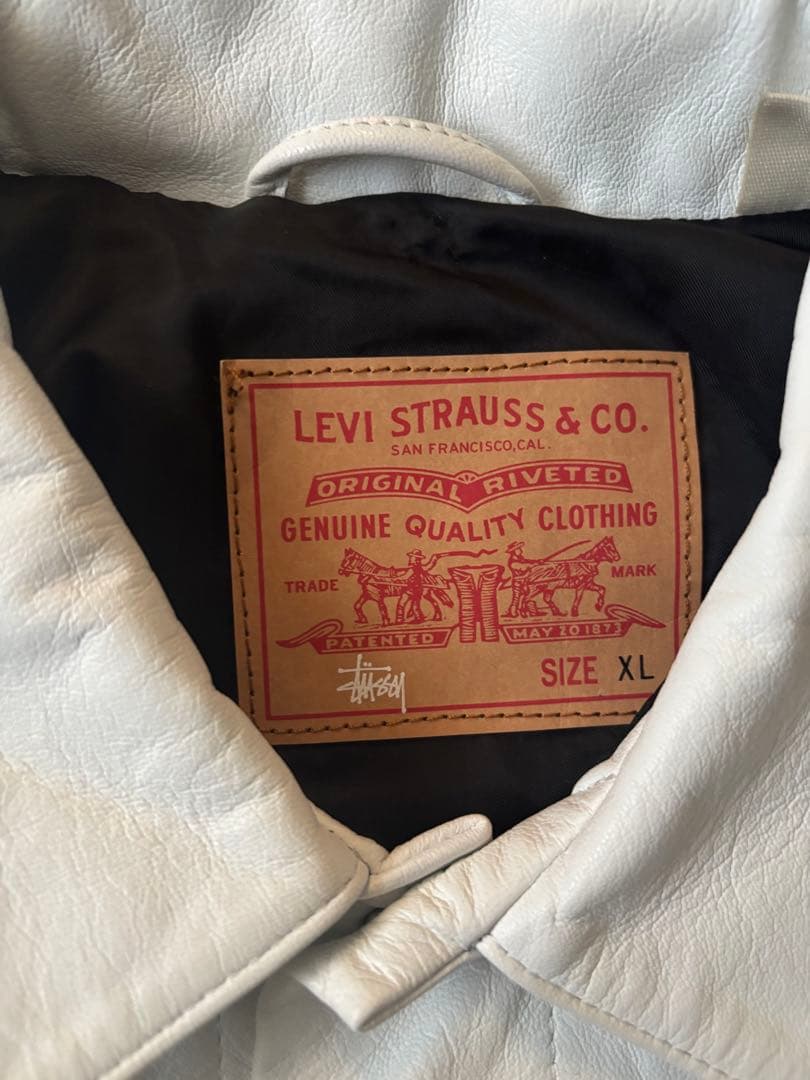 ジャケット・アウター Stussy Levi's Leather Jacket