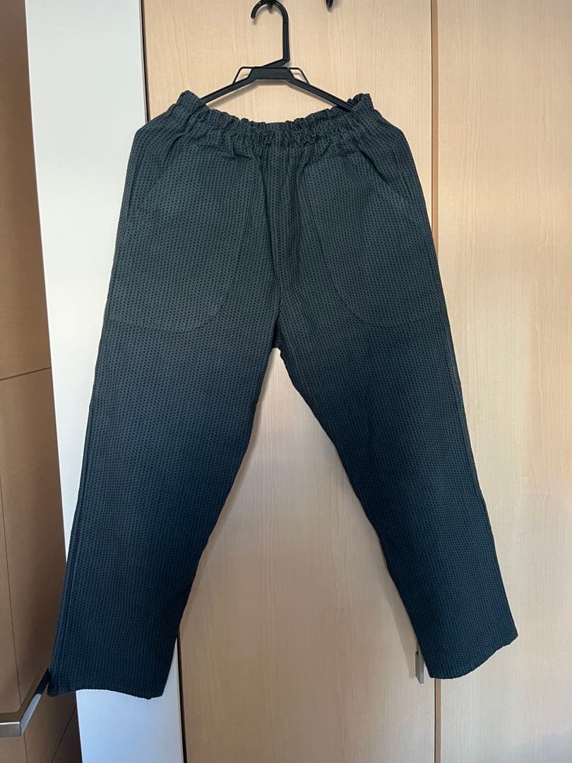 一本刺し子 スッキリサルエルパンツ　ウズイロ　UZUiRO