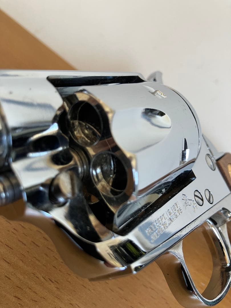 メッキ仕様　COLT SINGLE ACTION ARMY .45 モデルガン