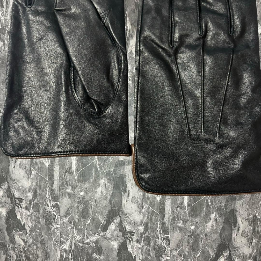 Vintage デザイン フェイクレザーグローブ 古着