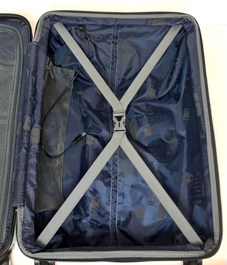 状態良 送料無料 FREQUENTER スーツケース Malie 55L-66L