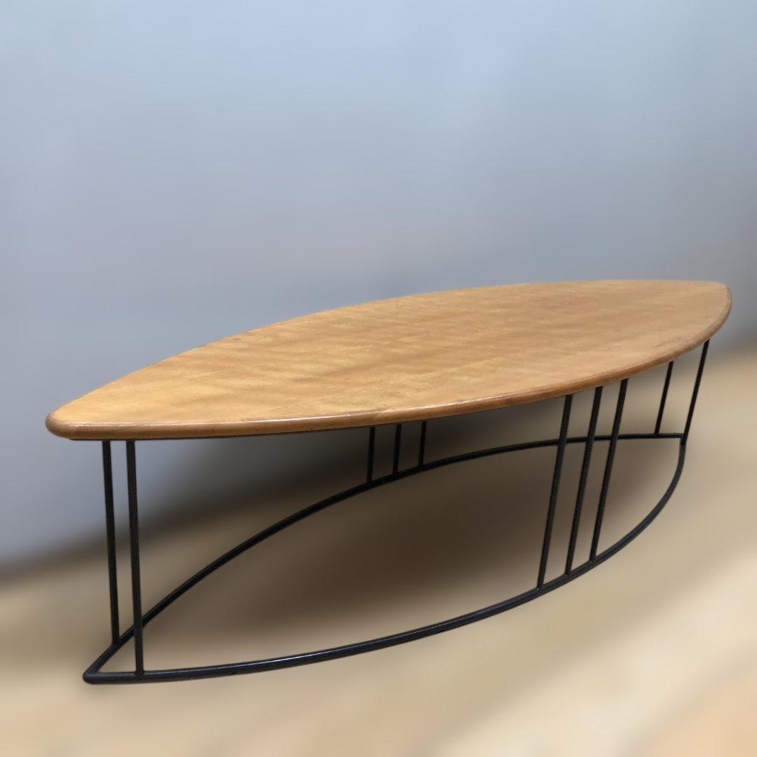 サーフボード型 ローテーブル センターテーブル　88122-7-007