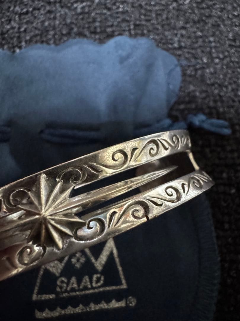 SAAD アラベスク バングル シルバー925