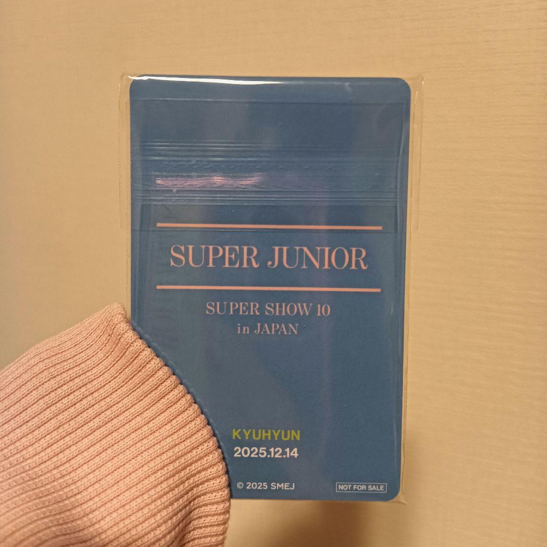 SUPER JUNIOR SUPER SHOW10 プレミアムシート 特典グッズ