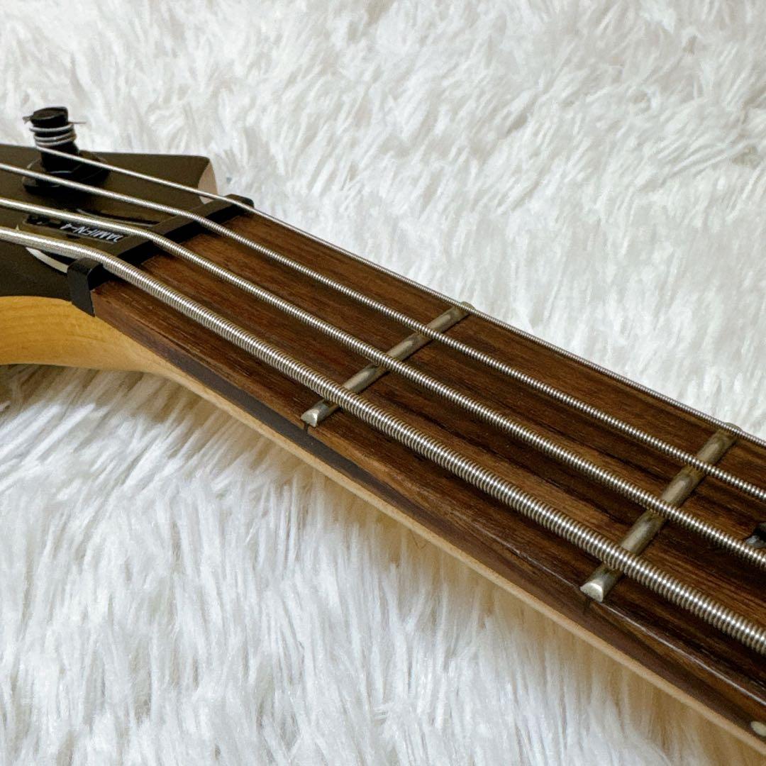 Schecter Damien-4 AD-DM-4 EMGhz コウモリインレイ