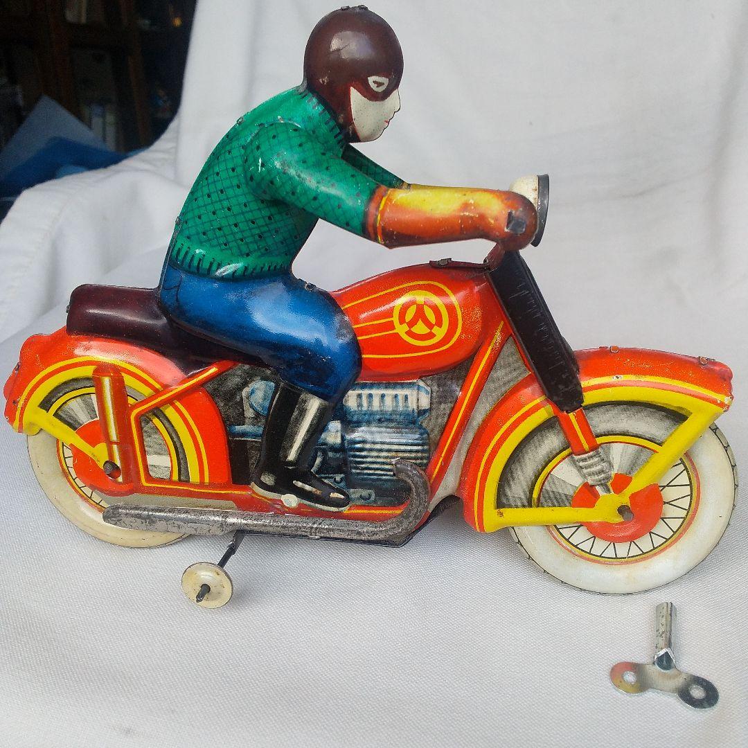 旧ソ連製 ブリキ オートバイ バイク レトロ ビンテージ 昭和 古い