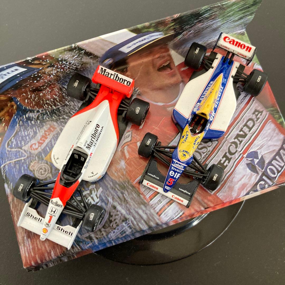F1 MP4/6 FW14 アイルトンセナ マンセル ケースは ミニチャンプス