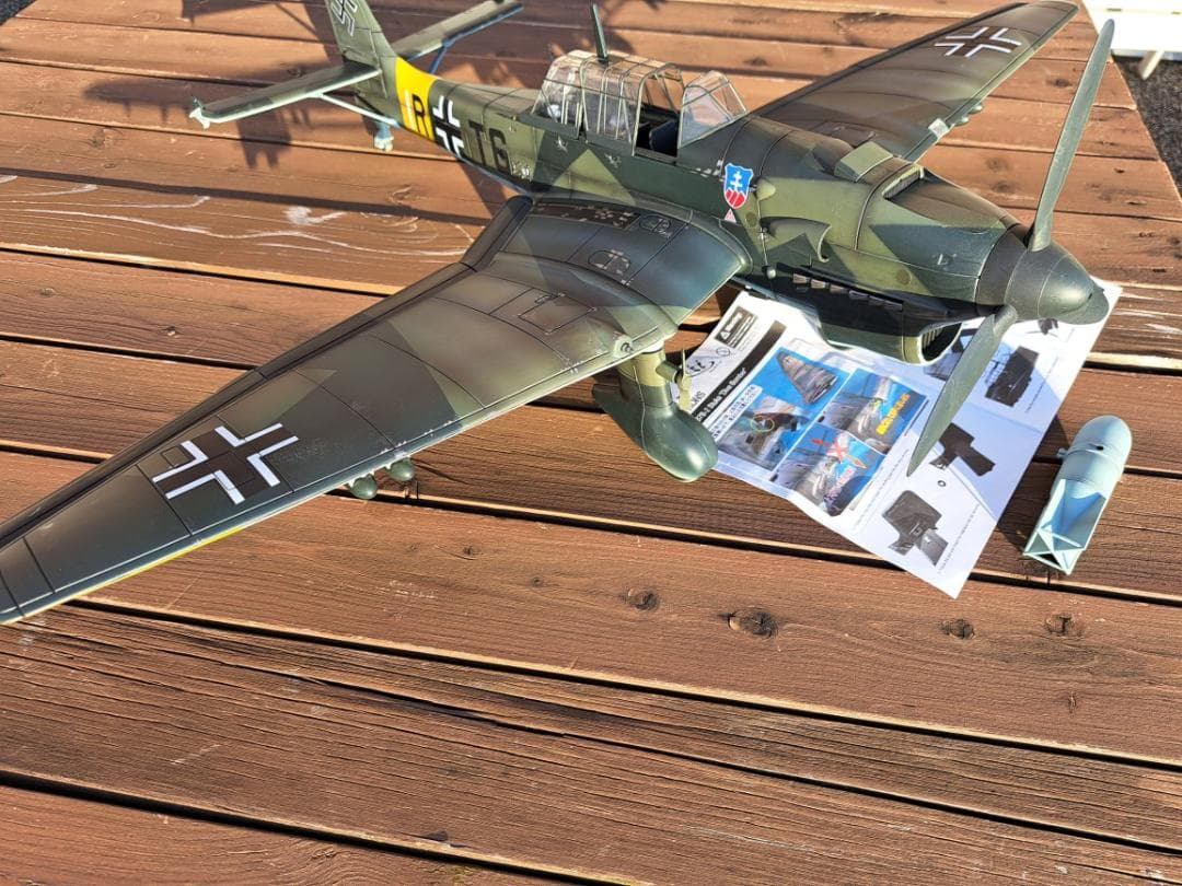 限定値下　1/18 ドイツ空軍　スツーカ Ju 87 完成品　中古