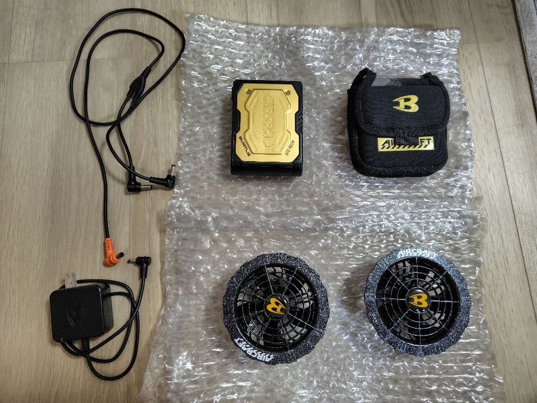 バートルAIRCRAFT AC08ファン・バッテリーセット ※デバイスバッグ付き