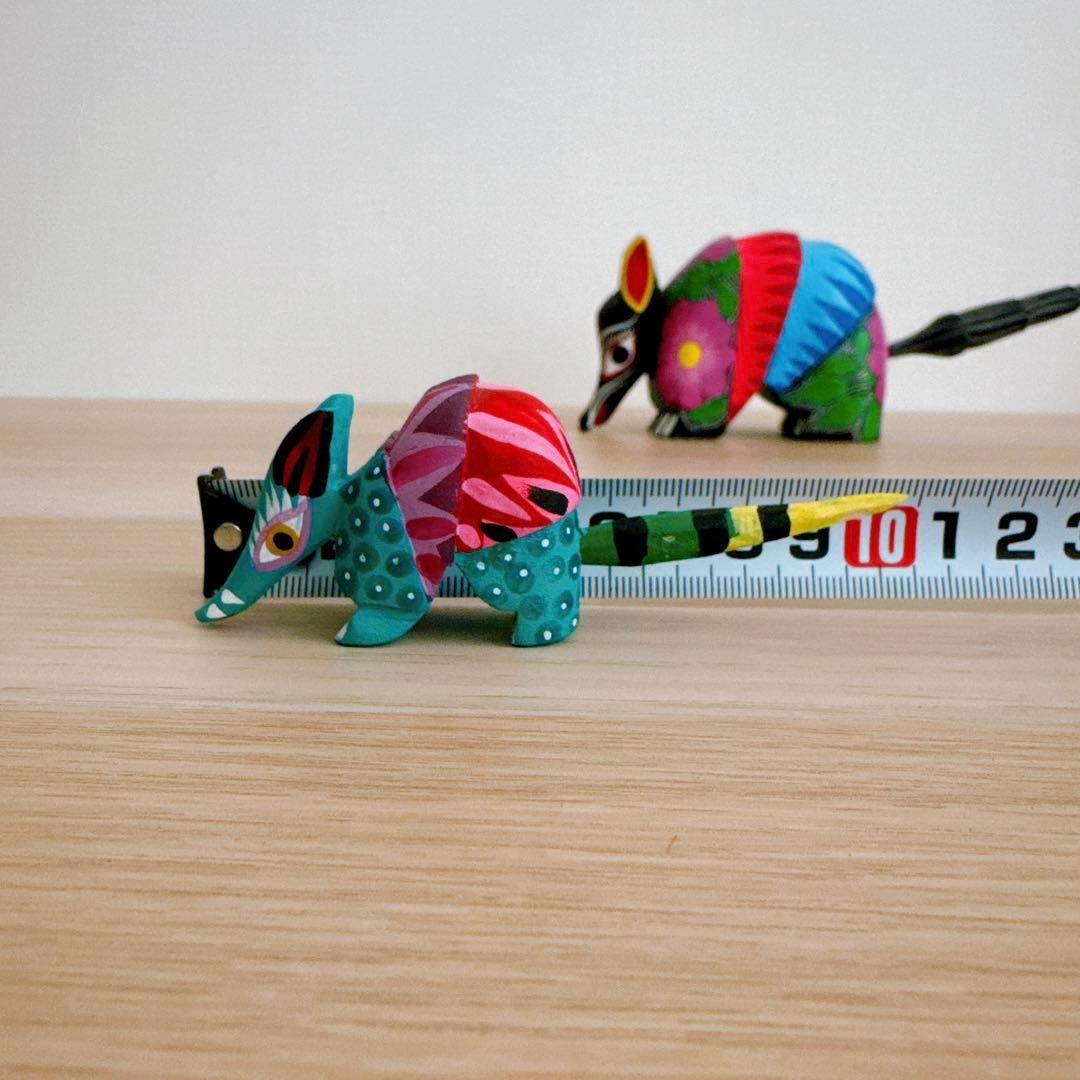 メキシコ雑貨 アレブリヘス アレブリヘ アリクイ アルマジロ バク 大小セット