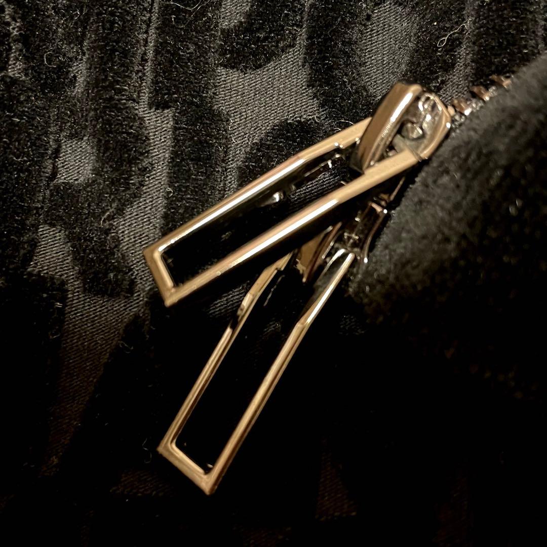 極美品　EMPORIO ARMANI ブルゾン　パーカー　ベロア　総柄　M L