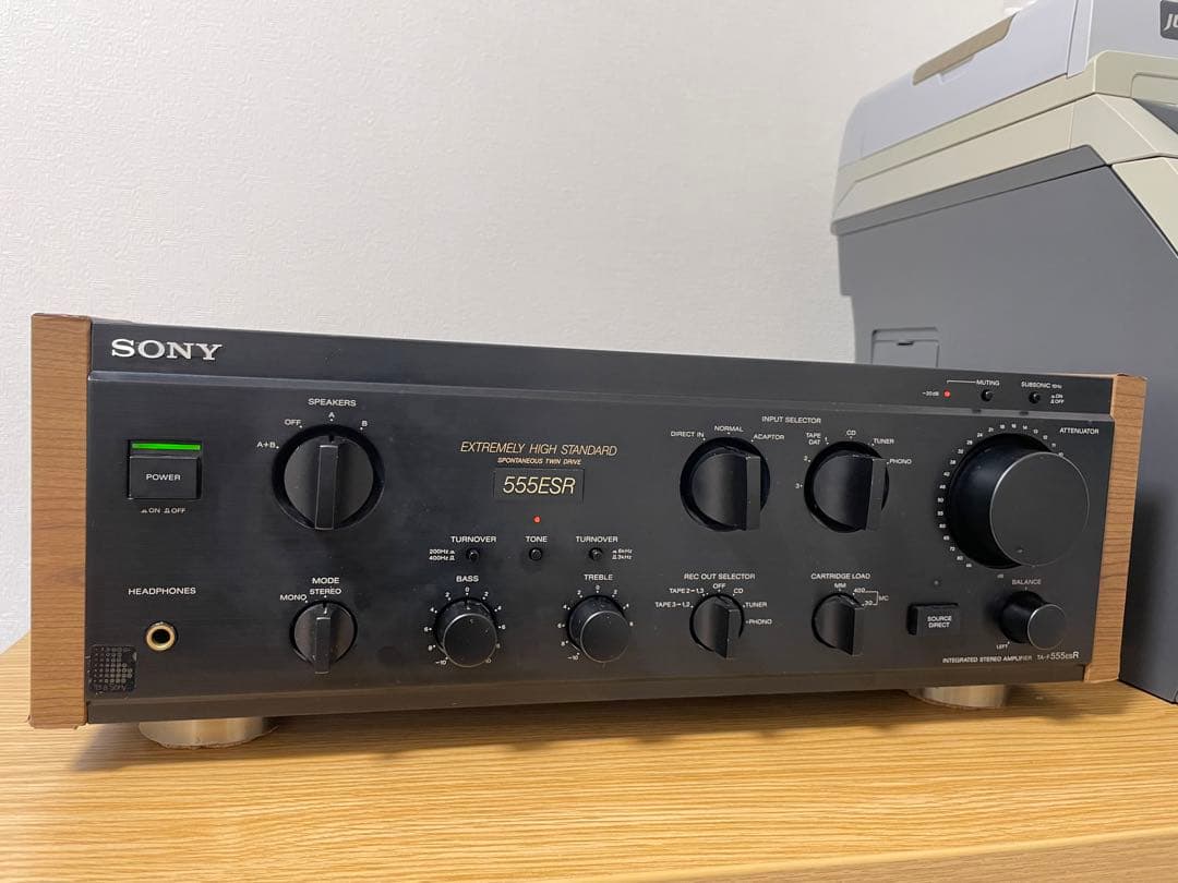 SONY TA-F555ESR プリメインアンプ 点検修理済み 往年の名機